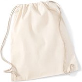Westford Mill Cotton Gymsac WM110 - Natural - 37 x 46 cm