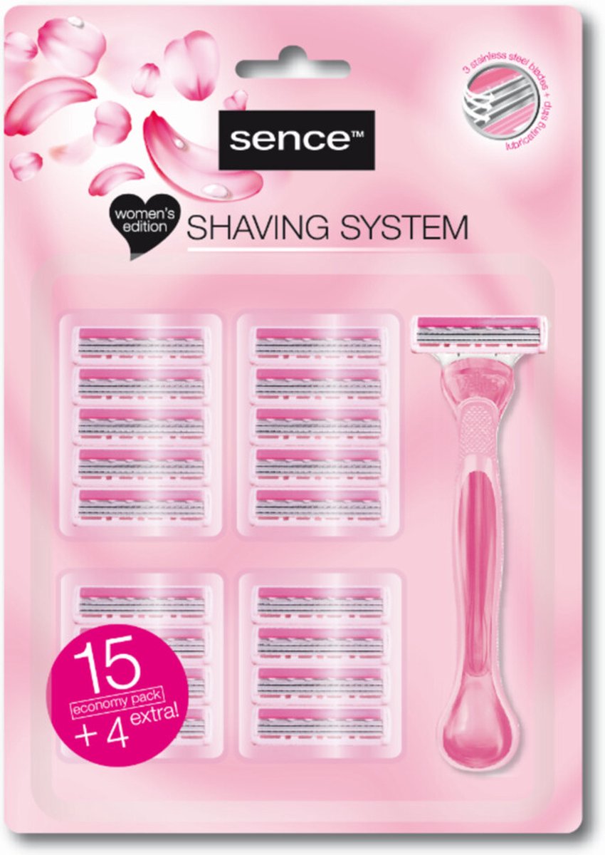 Sence Scheermesjes Triple Blades SS 15+ 4 stuks
