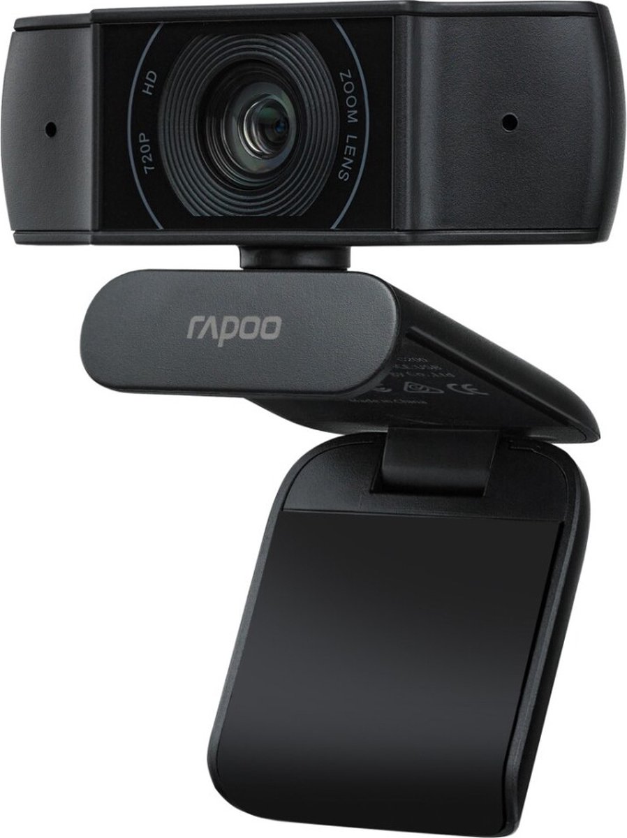 Rapoo XW170 - Webcam - HD - Zwart