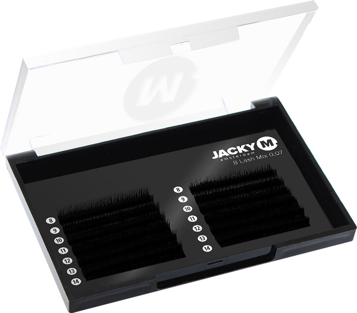 Jacky M. Lashes Nepwimpers J Curl Lash Mix 0,05mm