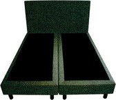 Bedworld Boxspring 200x210 - Geveerd - Tweedlook - Donker groen (M37)