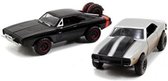 JADA TOYS F&F TWIN PACK CHEVORLET CAMARO 1967+DODGE CHARGER 1970 S schaalmodel 1:32