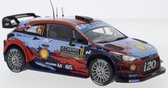 Hyundai i20 WRC NEUVILLE/GILSOUL RALLY MONTE CARLO 2019 - Ixo modelauto 1:24