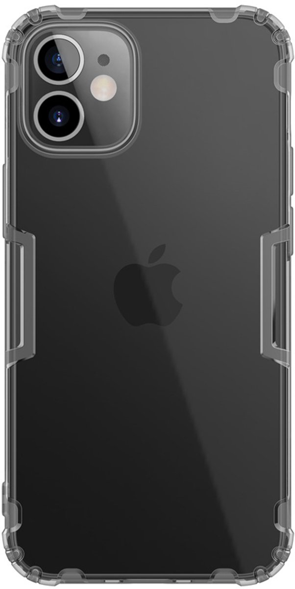 Nillkin - Hoesje geschikt voor Apple iPhone 12 Mini - Nature TPU Case - Back Cover - Grijs