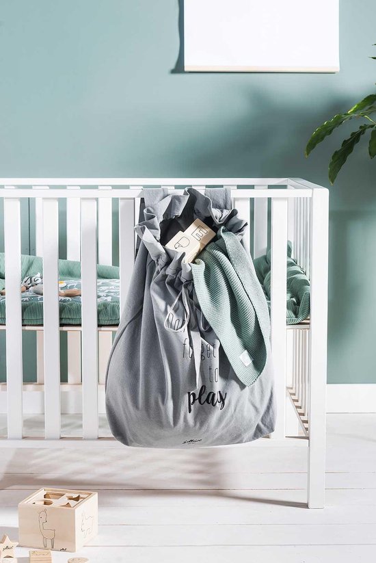 Jollein - Deken Wieg 75x100cm - Wiegdeken, Wiegdekentje, Dekentje Baby - Basic Knit - Forest Green van Jollein — afbeelding 4