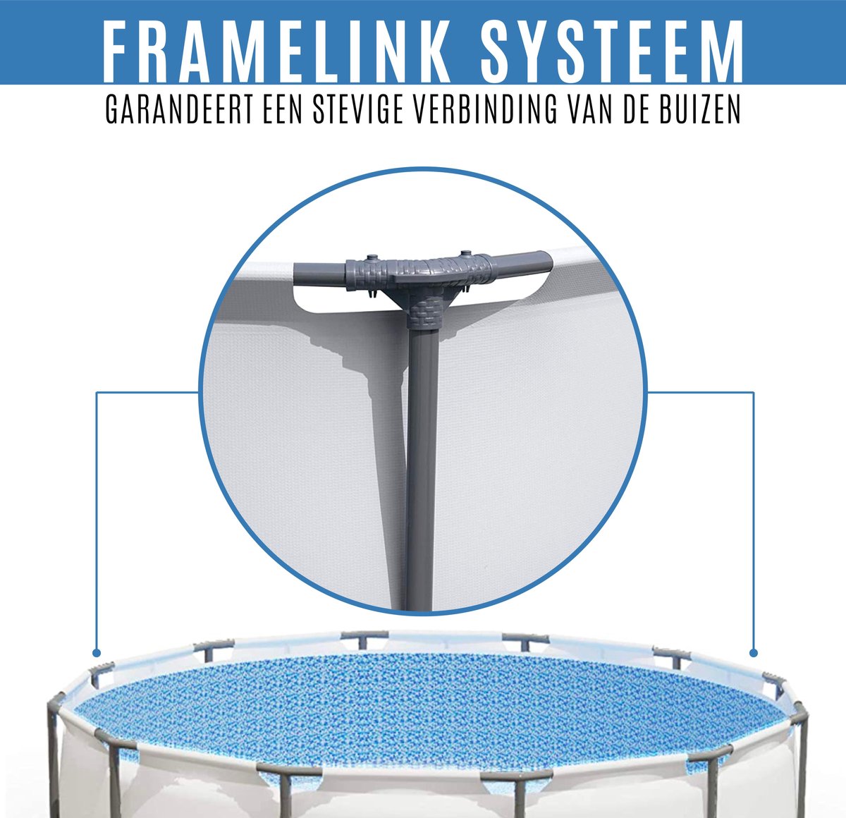 Bestway Zwembad Steel Pro MAX 56406 - FrameLink Systeem - Eenvoudig op te Zetten - 305 x 76 cm — afbeelding 7