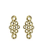 Goudkleurige bijoux oorbellen ringen