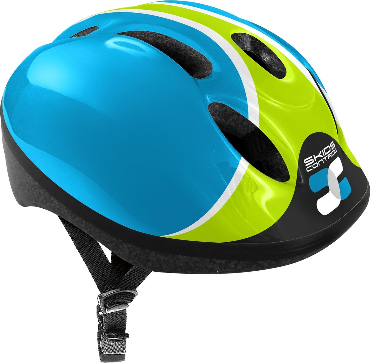 Skids Control S Fiets-/skatehelm Jongens Blauw Mt 52-56 Cm