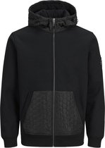 Jack & Jones Vest Jcocactus Sweat Zip Hood 12192920 Black Mannen Maat - M