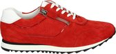 Hassia 301919 - Volwassenen Lage sneakers - Kleur: Rood - Maat: 40