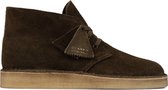 Clarks - Heren schoenen - Desert Coal - G - dark brown suede - maat 8,5