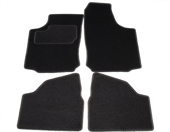 Tapis de sol personnalisés - tissu noir - convient pour Opel Corsa C. |  bol.com