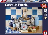 Katten in de keuken, 500 stukjes Puzzel