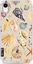 Casetastic Apple iPhone XR Hoesje - Softcover Hoesje met Design - Sea Shells Sand Print