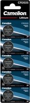 Camelion CR2025 lithium 3v - 5 pièces