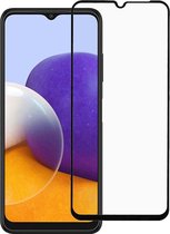 Screen Protector - Tempered Glass - Samsung Galaxy A22 5G - Zwart