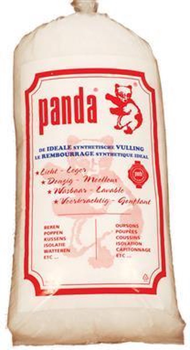 Panda Vulling kussen Panda vulling 1KG - Synthetische kussenvulling -  knuffelvulling | bol.com