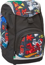 LEGO Nielsen School Bag 20193-2103, voor een jongen, Zwart, Rugzak, maat: One size