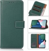Voor Nokia X20 Litchi Textuur PU + TPU Horizontale Flip Leather Case met Houder & Kaartsleuven & Portemonnee (Groen)