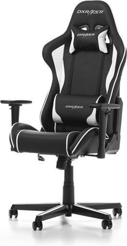 Foto: Dxracer formula f08 gamestoel zwart wit