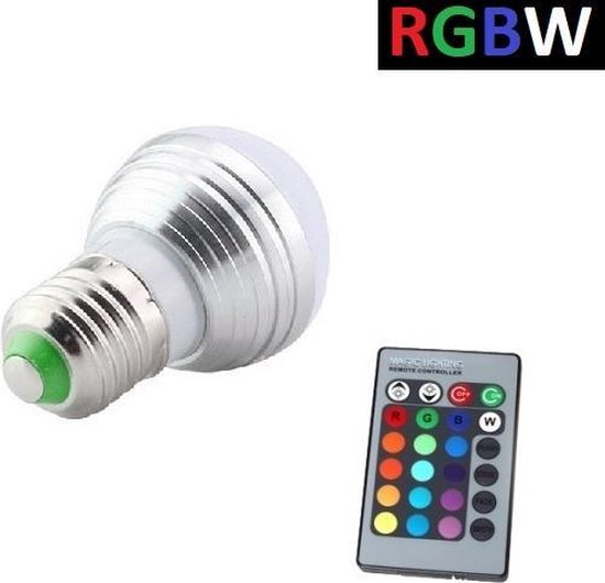 Ampoule led connectée RGBW 5W E27