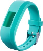 Horlogebandje Geschikt voor Garmin Vivofit 3 Pols Turquoise - Siliconen - Horlogebandje - Polsbandje - Bandjes.nu - Polsband