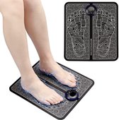 Voetmassage-apparaat - Zinaps EMS ELEKTRISCHE FOOT MASSAGER, EMS FOOT Massager, 6 modi, 9 Verstelbare frequenties, voor ontspanningstijfheidspieren, bevordert de bloedcirculatie, g