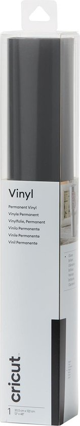 Cricut Premium -Vinyl - permanent - zwart - 30x120cm