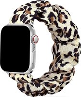 Wabando bandje Scrunchie Cindy Laheetah compatibel met Apple Watch 41/40/38 mm - bandlengte S/M