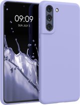 kwmobile telefoonhoesje voor Samsung Galaxy S21 FE - Hoesje voor smartphone - Back cover in pastel-lavendel