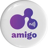 Amigo NFC Button (Wit) - Digitale Identiteit - Simply Connected