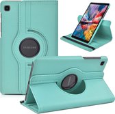 Samsung Galaxy Tab A7 Lite Multi Stand Case - 360 Draaibaar Tablet hoesje - Tablethoes - Lichtblauw