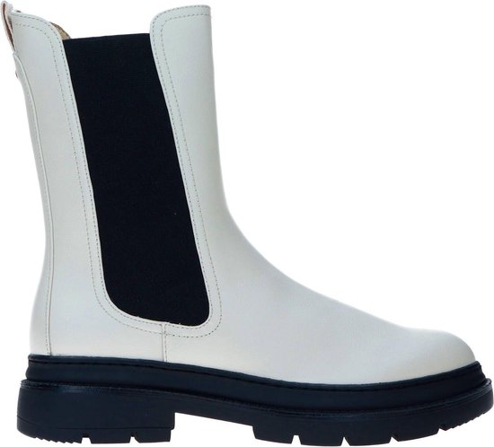 Tamaris Hoge Chelsea boots beige - Maat 37 | bol.com