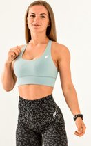 Essentials sport beha / Medium support beha / sport bh met crossed back / sky blue - lichtblauw