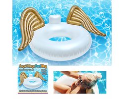 CKB Angel Zwemband opblaasbaar zwembadspeelgoed zwemring opblaasbare zwembanden volwassenen figuren opblaasstoel voor zwembad zwembadstoel drijfstoel donut stoel waterstoel speelgoed drijvende zwemringen ring sit n float xxl opblaas drijfbed lounge