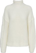 Noisy may Trui Nmjen L/s Cable Knit 27017400 Sugar Swizzle Dames Maat - S