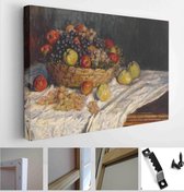 The Apple and the Grape, by Claude Monet, 1879_80, French impressionist painting, oil on canvas - Modern Art Canvas - Horizontal - 747216163 - 40*30 Horizontal
