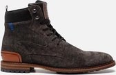 Floris van Bommel Veterboots grijs - Maat 46.5