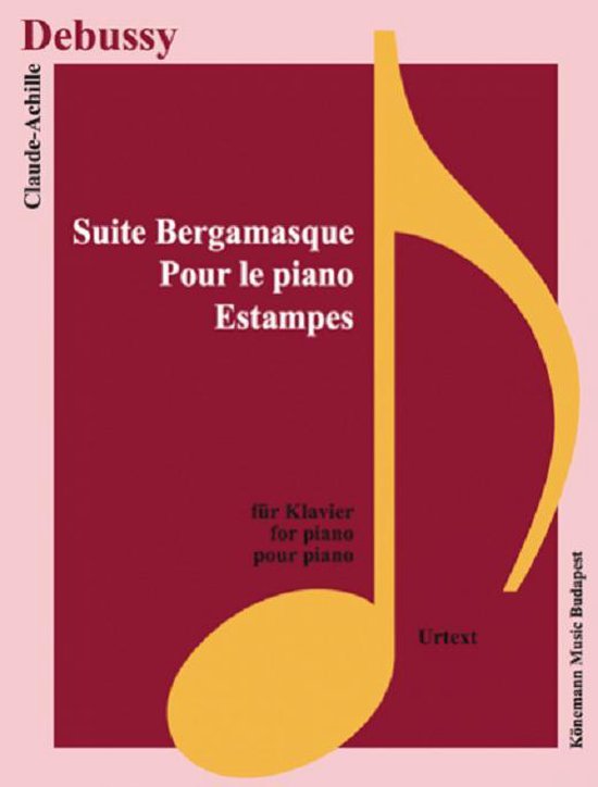 Debussy Suite Bergamasque Pour Le Piano Estampes 9790801664402 Boeken Bol