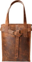 Revival by Leather Design Shopper Braided Hunter Bruin