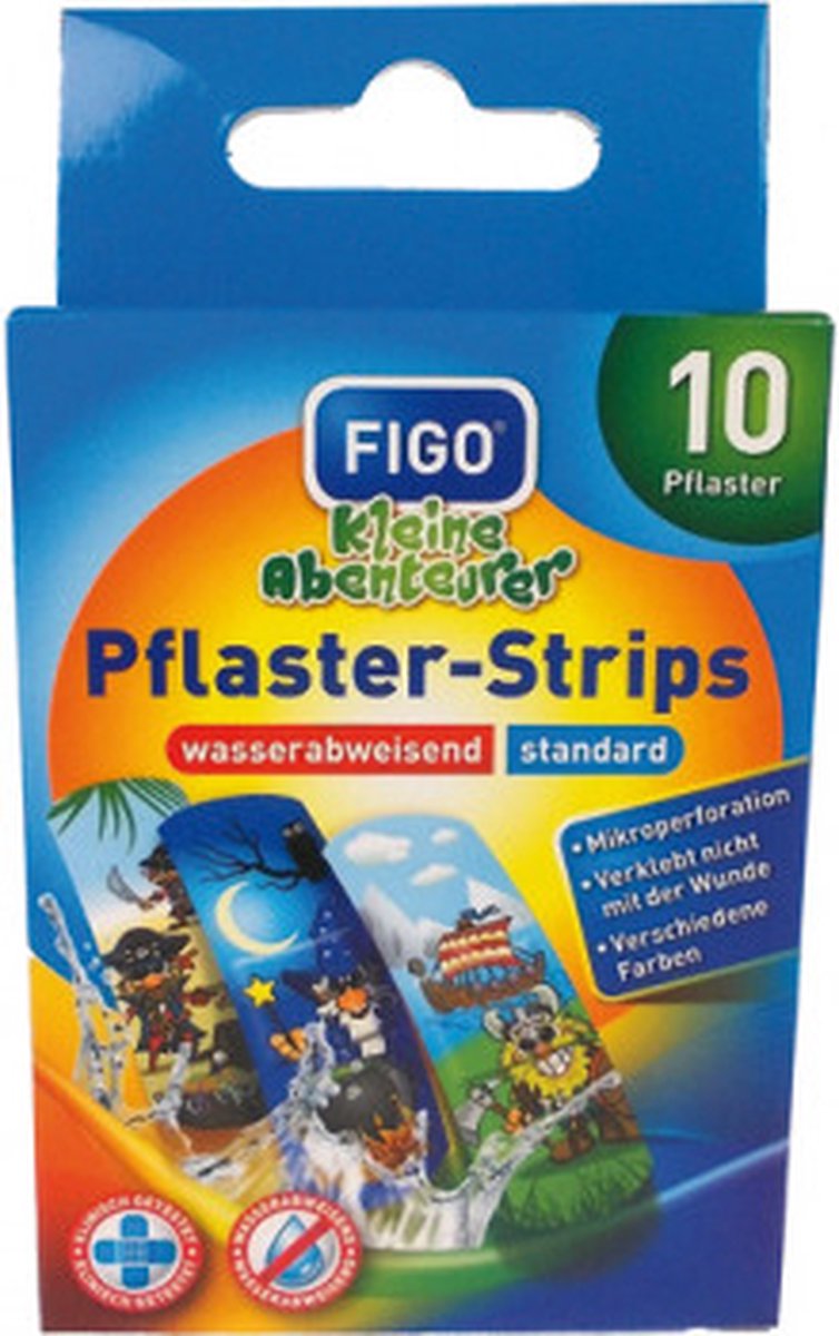 Goedkoopste Figo waterafstotende pleisters voor kinderen - Piraat 10 stuks