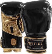 Gants de boxe Stiel Superstarter - Zwart avec or - 8 oz
