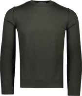 Gran Sasso  Trui Groen Aansluitend - Maat L  - Heren - Herfst/Winter Collectie - Wol