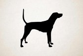 Silhouette hond - Tennessee Treeing Brindle - M - 60x64cm - Zwart - wanddecoratie