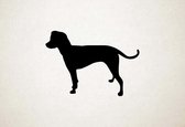 Silhouette hond - Blue Lacy - Blauwe Lacy - L - 75x107cm - Zwart - wanddecoratie