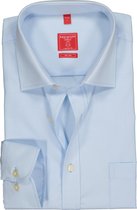 Redmond regular fit overhemd - lichtblauw - Strijkvriendelijk - Boordmaat: 49/50