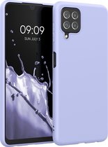 kwmobile telefoonhoesje geschikt voor Samsung Galaxy A22 4G - Hoesje voor smartphone - Back cover in pastel-lavendel