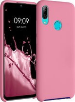 kwmobile telefoonhoesje voor Huawei P Smart (2019) - Hoesje met siliconen coating - Smartphone case in zoetroze
