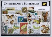 Rupsen & Vlinders – Luxe postzegel pakket (A6 formaat) - collectie van verschillende postzegels van rupsen & vlinders – kan als ansichtkaart in een A6 envelop. Authentiek cadeau -