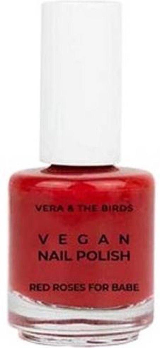 Nagellak Vegan Nail Polish Vera & The Birds Red Roses for Babe (14 ml)